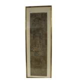 Framed Antique Sampler 1744
