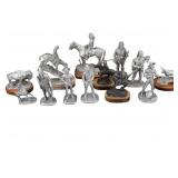 Philip Kraczkowski Pewter Figures 13 Pcs