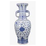 Large Chinese Porcelain Elephant Vase.
