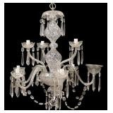Waterford B9 9 Arm Crystal Chandelier.