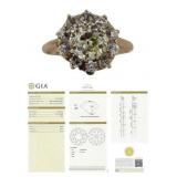 JEWELRY. GIA Old European Diamond Engagement Ring.