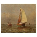 WESLEY ELBRIDGE WEBBER (AMERICAN, 1841-1914).