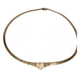 JEWELRY. Signed RCV Italian 14kt Tri-Color Gold