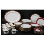 Large Set Of Bernardaud Limoges Madison (Carmine)