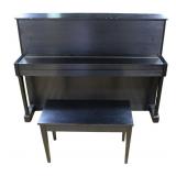 YAMAHA Ebonized Upright Piano T116 #308877