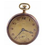 JEWELRY. Swiss 14kt Gold Open Face Pocket Watch.