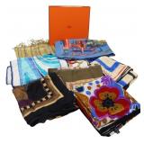 COUTURE. Collection of Silk Scarves Inc. HERMES.