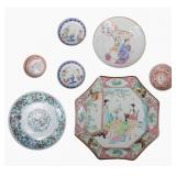 Collection of (5) Chinese Famille Rose & (2) Other