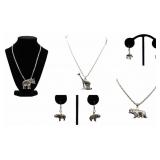 JEWELRY. Collection of (5) Sterling Animal Pieces.