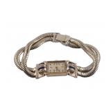 JEWELRY. 14KT Gold Diamond and Gem Cocktail Watch