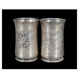 STERLING. Tiffany & Co. Sterling Tennis Beakers.