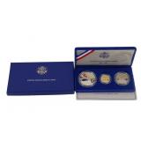 NUMISMATICS 1986 3-Coin Commem Statue of Liberty
