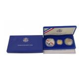 NUMISMATICS 1986 3-Coin Commem Statue of Liberty