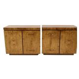 Midcentury Pair Of Cabinets Signed Lane