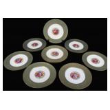 Set of 11 Royal Worcester for Tiffany Plates