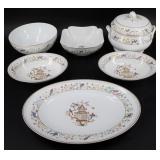 Tiffany Audubon Six Assorted China Service Items