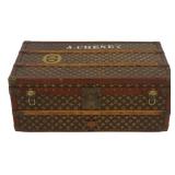 COUTURE. Louis Vuitton Steamer Trunk on Wheels.