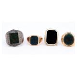 JEWELRY. (3) Assorted Men
