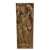 Antique Carved Wood Relief
