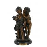 After A. MOREAU Fine Bronze Sculpture.