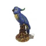 Vintage Porcelain Parrot As A Lamp
