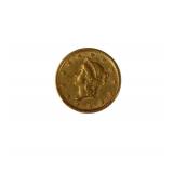 NUMISMATICS. 1853 $1 Liberty Head Gold Coin