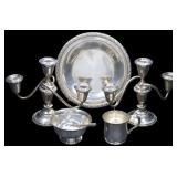 STERLING. Assorted Grouping of Sterling Hollowware