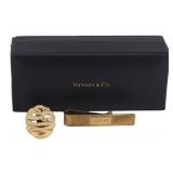 JEWELRY. Cased Tiffany & Co. 14kt Tie Slide