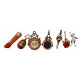 JEWELRY. Assorted Gold, Silver, and Costume Charms