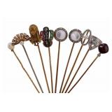 JEWELRY. (10) Assorted 17kt Gold and Platinum
