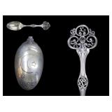 STERLING. Antique Tiffany & Co Sterling Moon Spoon