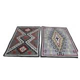 Lot of 2 Antique Navajo Rug.