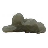 Chinese White Jade Carving of 3 Rams.