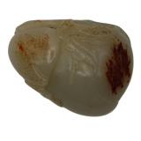 Chinese White Jade Longevity Peach with Russet
