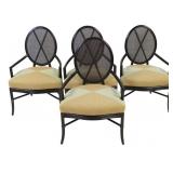 Midcentury Set of 4 Maguire Chairs.