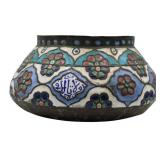 Syrian Cloissone Enamel Decorated Basin.