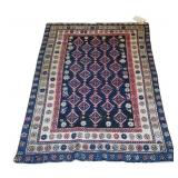 Vintage and Finely Hand Knotted Baktiahri Rug.