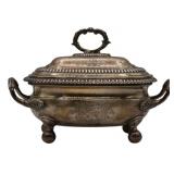 SILVER. George III Thomas Robins Lidded Tureen.