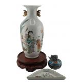 Collection of Chinese Objects Inc. Cloisonne.