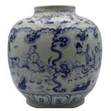 Chinese Ming Dynasty (?) Blue & White Porcelain