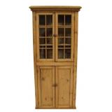 Antique Pine 4 Door Cabinet.