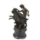 UNSIGNED Large Bronze Sculpture.