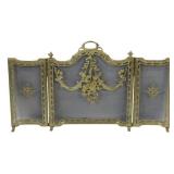 Antique Louis XV Style Bronze Firescreen.