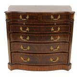 Maitland Smith Mahogany Banded Dresser.