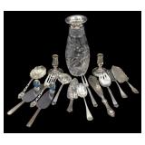 STERLING Assorted Sterling Flatware and Hollowware