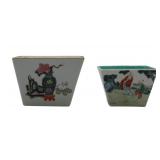 Collection of (2) Chinese Porcelain Famille Rose