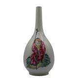 Chinese Famille Rose Enamel Decorated Bottle Neck
