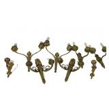 4 Pairs Of Vintage Bronze Sconces.
