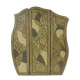 Art Deco 3 Panel Carved Screen