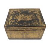 Antique Chinoiserie Decorated Tea Caddy ?